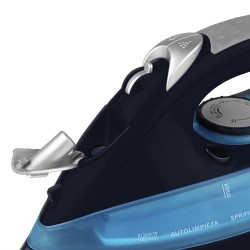 Orbegozo SV 2680 plancha Plancha a vapor Suela de acero inoxidable 2600 W Negro, Azul