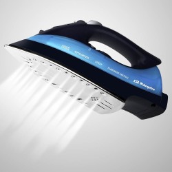 Orbegozo SV 2680 plancha Plancha a vapor Suela de acero inoxidable 2600 W Negro, Azul