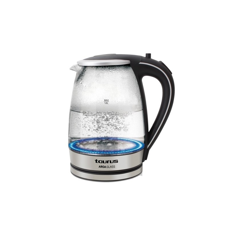 Taurus Aroa tetera eléctrica 1,8 L 2200 W Transparente