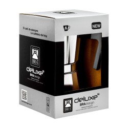 BRA Deluxe 2 Cafetera italiana Plata