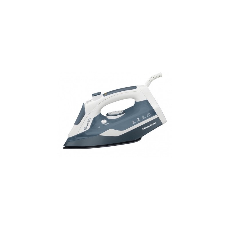 Magefesa Quadfin - MGF  6219 Plancha vapor-seco 2200 W Azul, Blanco