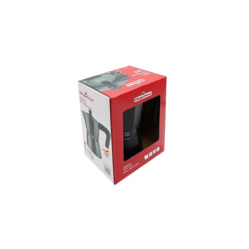Magefesa 71PVCCGNM24 cafetera manual Cafetera italiana Negro