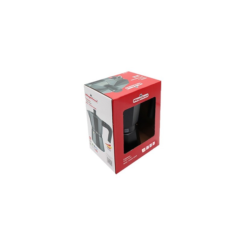 Magefesa 71PVCCGNM20 cafetera manual Cafetera italiana Negro