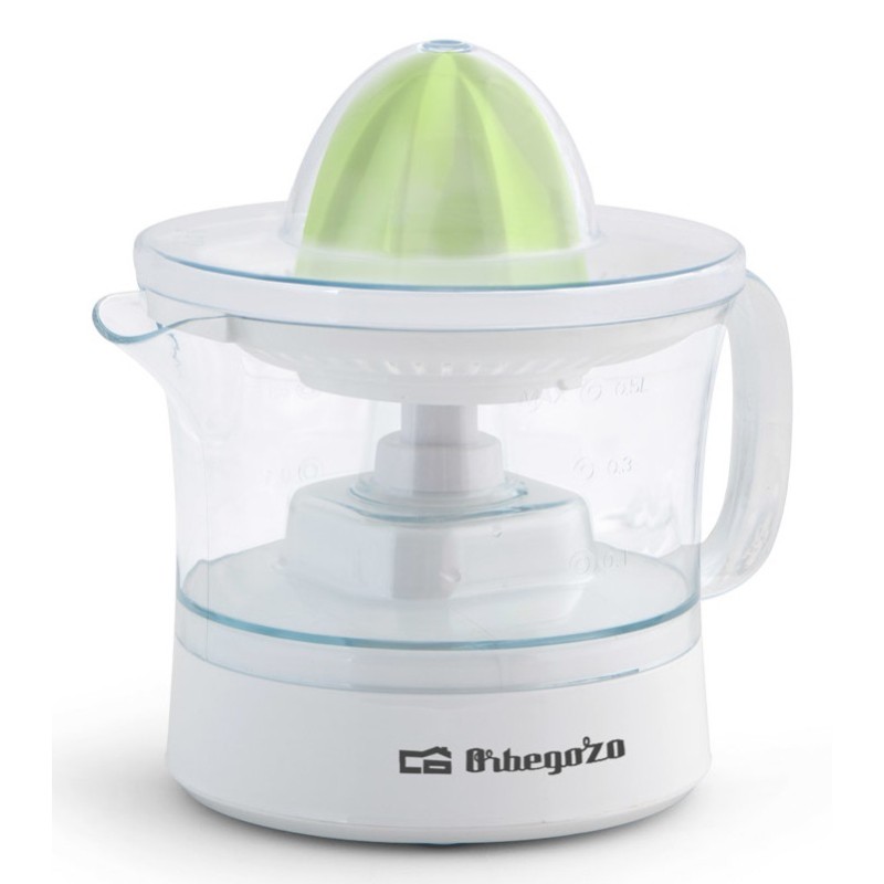 Orbegozo EP 1510 Exprimidor eléctrico de tomates 25 W Verde, Transparente, Blanco