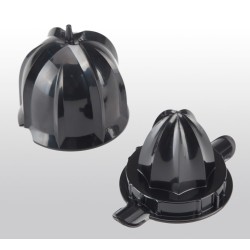 JATA EX611 exprimidor Exprimidor eléctrico con brazo 160 W Negro, Acero inoxidable