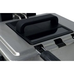 Comelec FR5001 freidora 5 L 2000 W Negro, Acero inoxidable