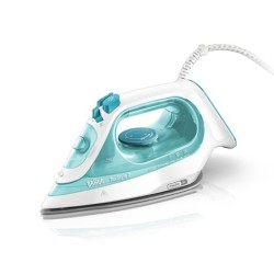 Braun TexStyle 3 SI3041GR Plancha a vapor Suela de cerámica 2350 W Turquesa, Blanco