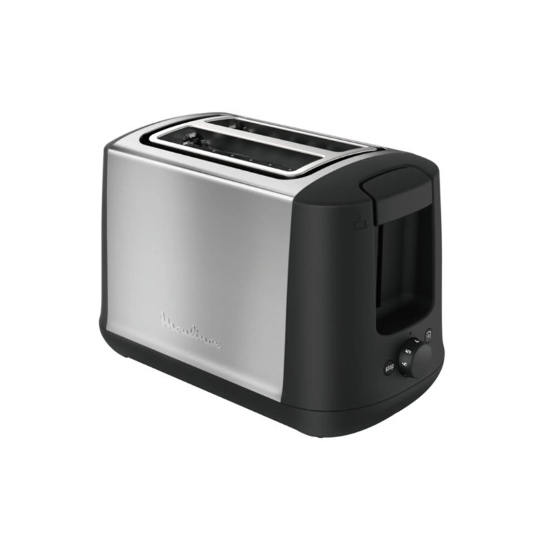 Moulinex LT340811 tostadora 6 2 rebanada(s) Negro, Acero inoxidable