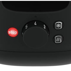 Moulinex LT340811 tostadora 6 2 rebanada(s) Negro, Acero inoxidable