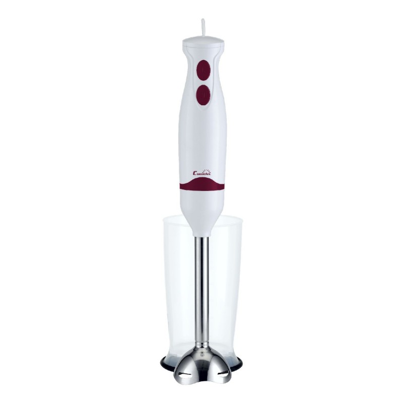 Comelec BV1137 licuadora Batidora de inmersión 600 W Borgoña, Blanco