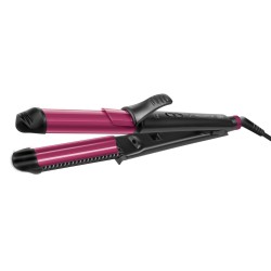 Rowenta For Elite CF4512 Herramienta de peinado con múltiples accesorios Caliente Negro, Rosa 66 W 1,8 m