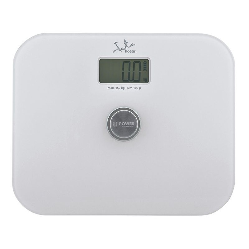 JATA 499 báscula de baño Plaza Blanco Báscula personal electrónica