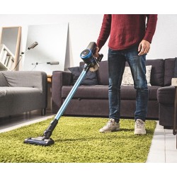 Taurus Ideal Lithium Aspiradora escoba Batería Secar HEPA Sin bolsa Negro, Azul