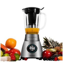 Cecotec Power Black Titanium 1800 Batidora de vaso 1800 W Negro, Acero inoxidable