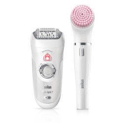 Braun Silk-épil 7 81685706 depiladora 40 pinzas Blanco, Plata