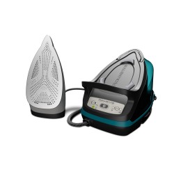 Rowenta DG7623 2200 W 1,1 L Suela Microsteam 400 HD Láser Negro, Azul