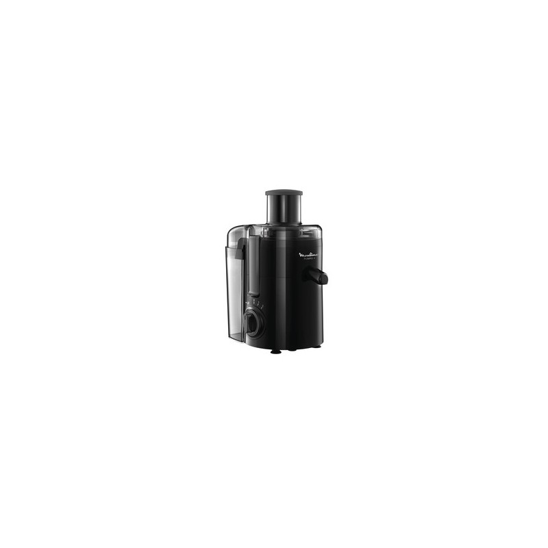 Moulinex JU3708 Licuadora centrífuga 350 W Negro, Acero inoxidable