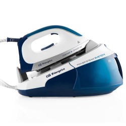 Orbegozo VP 8500 estación plancha al vapor 2400 W 1,8 L Suela de cerámica Azul, Blanco