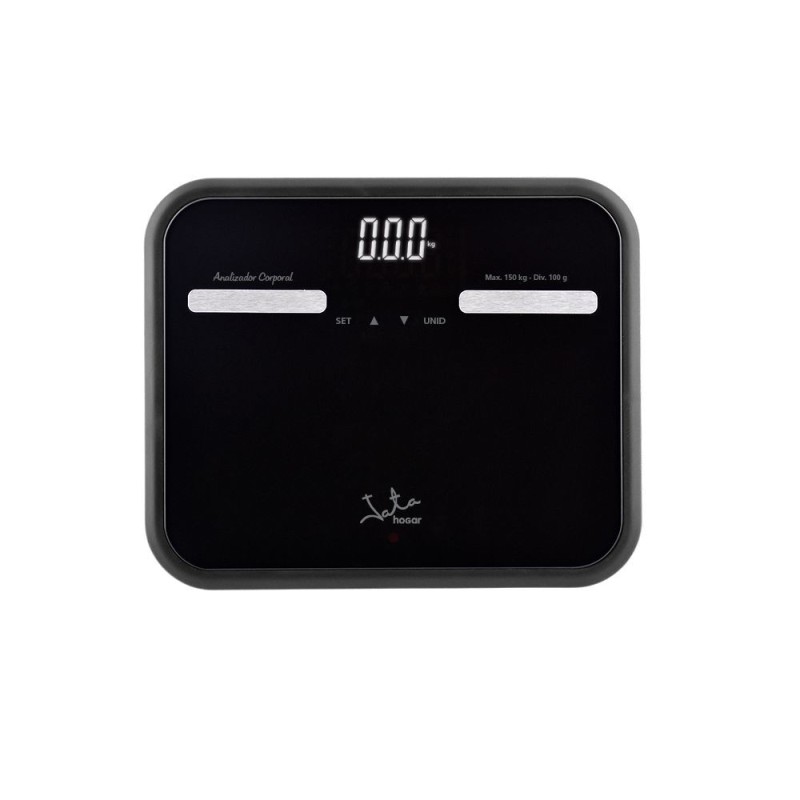 JATA 538 báscula de baño Rectángulo Negro Báscula personal electrónica