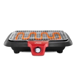 Ufesa BB7640 parrilla de interior 2300 W Negro, Rojo