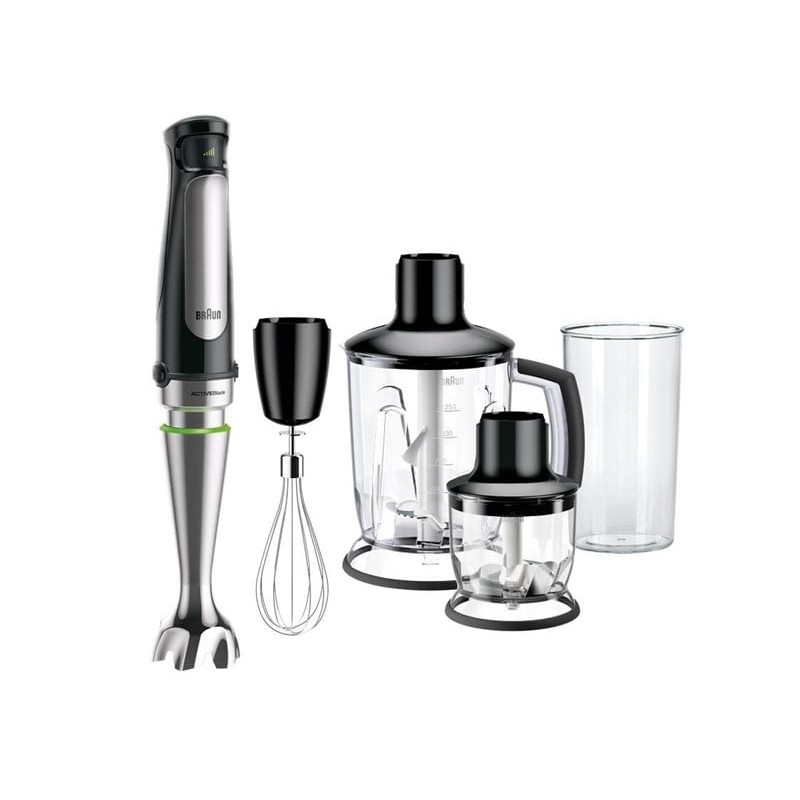 Braun MultiQuick 7 MQ 7045X 1,25 L Batidora de inmersión 1000 W Negro, Acero inoxidable