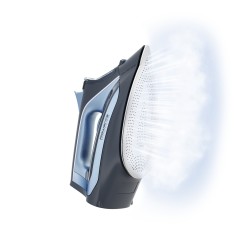 Rowenta DW4308 Plancha a vapor Suela Microsteam 300 Láser 2500 W Azul, Blanco