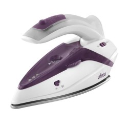 Ufesa PV0500 Plancha vapor-seco Suela de acero inoxidable 1100 W Púrpura, Blanco