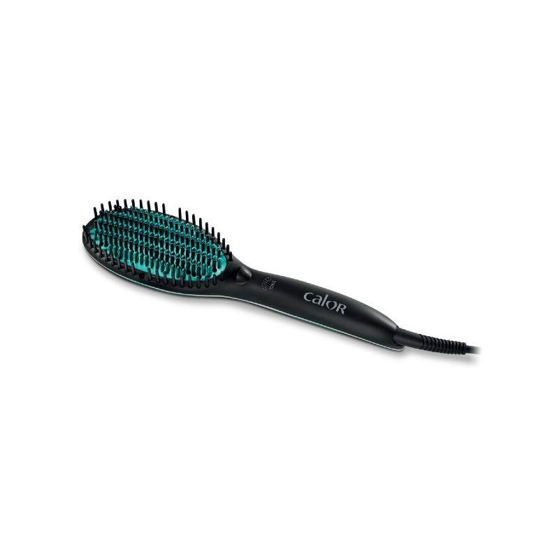 Rowenta Power Straight CF5820 Cepillo alisador Caliente Negro, Verde 1,8 m