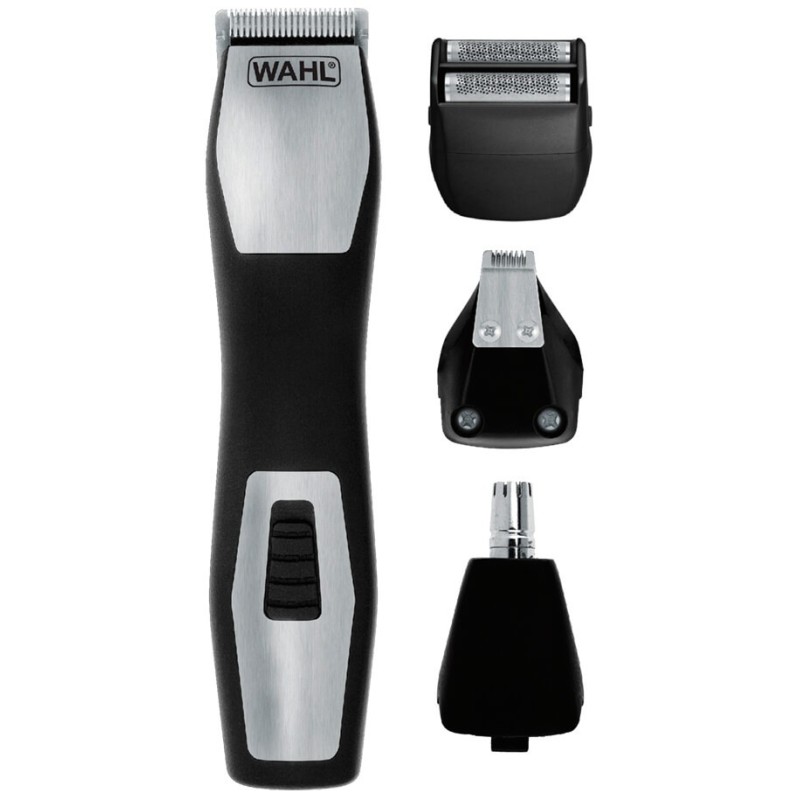 Wahl GroomsMan Pro Batería Negro, Acero inoxidable