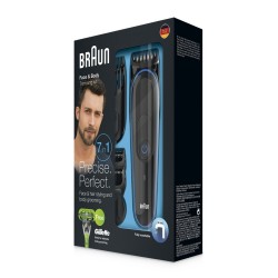 Braun BT3940 afeitadora Máquina de afeitar de láminas Recortadora Negro, Azul