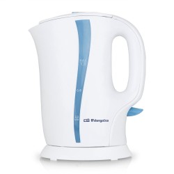 Orbegozo KT-5002 tetera eléctrica 1 L 1650 W Azul, Blanco