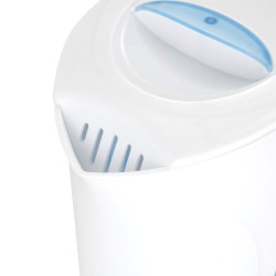 Orbegozo KT-5002 tetera eléctrica 1 L 1650 W Azul, Blanco