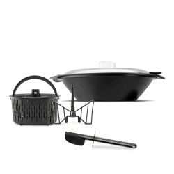 Taurus Foodie 1500 W 3,5 L Negro, Acero inoxidable