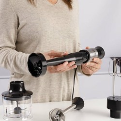 Taurus Bapi 1200 Premium Fullset Batidora de inmersión 1200 W Negro, Acero inoxidable