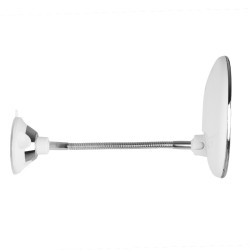 Orbegozo ESP 1020 espejo para maquillaje Ventosa Alrededor Plata, Blanco