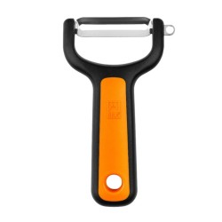 BRA A195013 pelador Frutas y verduras Pelavegetales Negro, Naranja, Plata