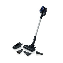 Bosch Serie 6 BBS611MAT aspiradora de pie y escoba eléctrica Aspiradora escoba 2 en 1 Batería Secar Sin bolsa 0,3 L Azul 2,5 Ah