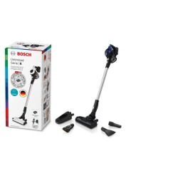 Bosch Serie 6 BBS611MAT aspiradora de pie y escoba eléctrica Aspiradora escoba 2 en 1 Batería Secar Sin bolsa 0,3 L Azul 2,5 Ah