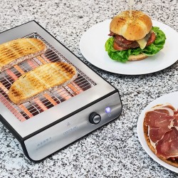 Cecotec Turbo EasyToast Inox 6 900 W Negro, Plata
