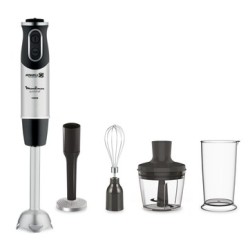 Moulinex Quickchef Batidora de inmersión 1000 W Negro, Acero inoxidable