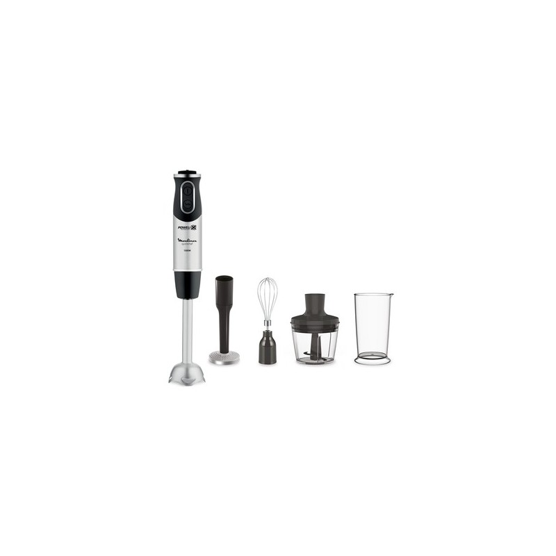 Moulinex Quickchef Batidora de inmersión 1000 W Negro, Acero inoxidable