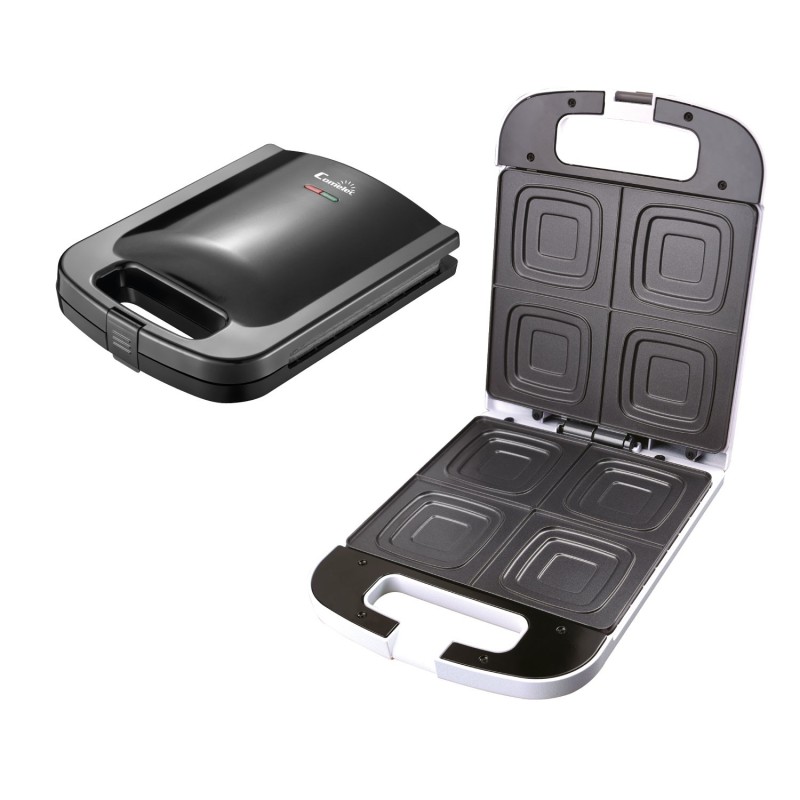 Comelec SA 1208 sandwichera 1400 W Negro