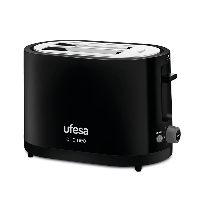 Ufesa TT7485 DUO NEO 7 2 rebanada(s) 750 W Negro
