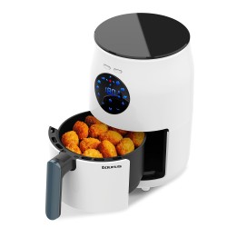 Taurus Respire Sencillo 1,5 L Independiente 1000 W Freidora de aire caliente Negro, Blanco