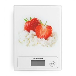 Orbegozo PC 1018 Verde, Rojo, Blanco Encimera Rectángulo Báscula electrónica de cocina