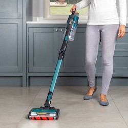 Shark IZ201 Aspiradora escoba Batería Secar HEPA Sin bolsa 0,7 L Azul