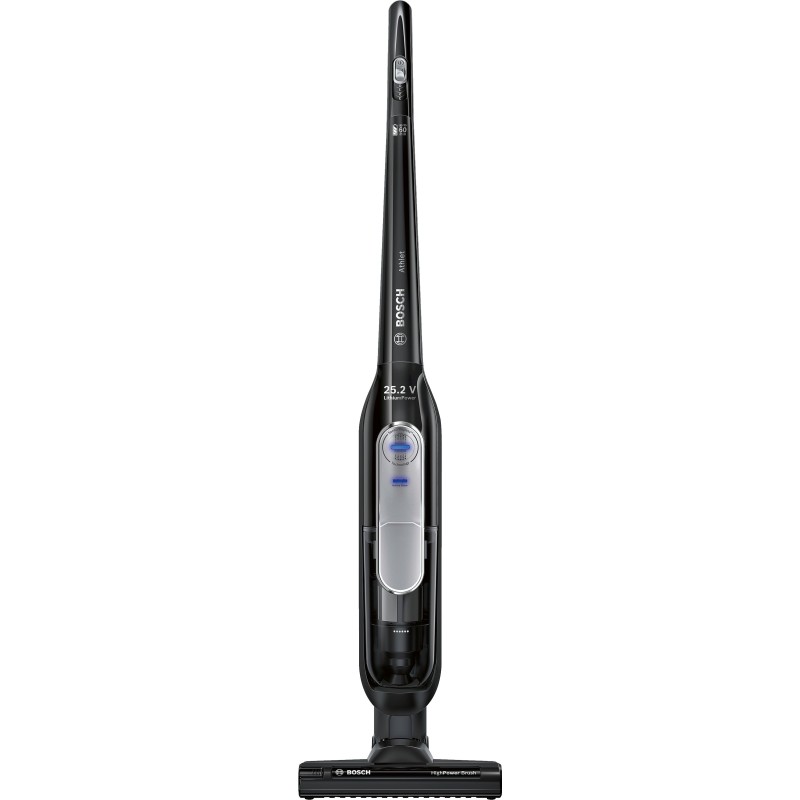 Bosch BCH625LTD aspiradora de pie y escoba eléctrica Aspiradora escoba Batería Secar Sin bolsa Negro, Plata
