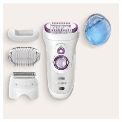 Braun Silk-épil 9 81706314 depiladora 40 pinzas Blanco, Violeta