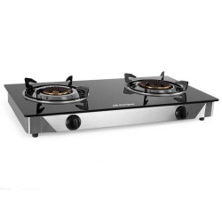 Orbegozo FO 2720 Negro, Acero inoxidable Encimera Encimera de gas 2 zona(s)