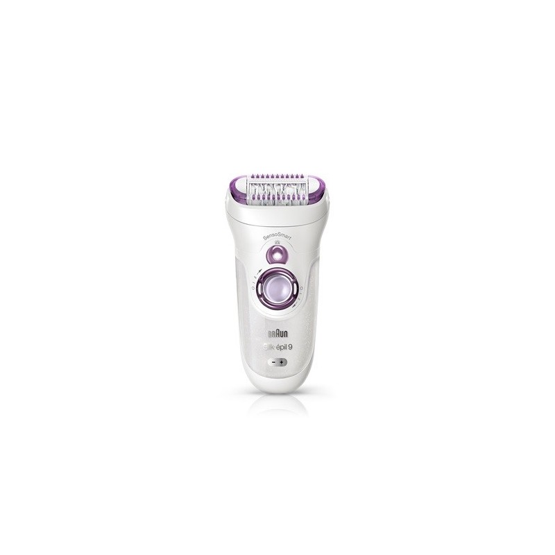 Braun Silk-épil 9 SensoSmart 9 700 40 pinzas Violeta, Blanco